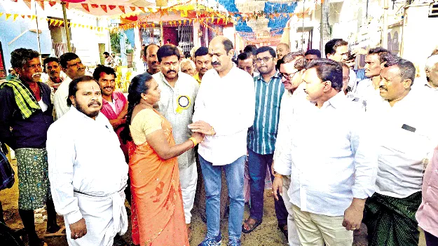 ప్రజా సంక్షేమానికి కృషి: ఎంపీ కలిశెట్టి