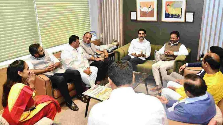 ఢిల్లీలో బిజీ బిజీగా మంత్రి నారా లోకేశ్.. పలువురు నేతలతో భేటీ