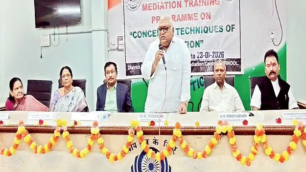 మధ్యవర్తిత్వంతో సత్వర న్యాయం 