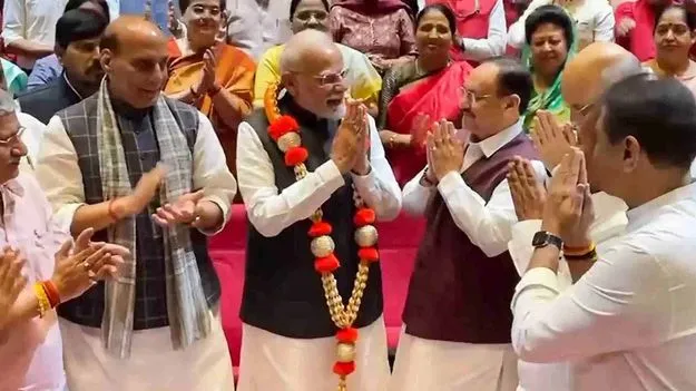 రేపు ఎన్డీఏ పార్లమెంటరీ పార్టీ సమావేశం.. హాజరుకానున్న కూటమి ఎంపీలు