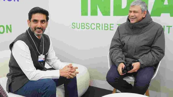 కేంద్ర మంత్రి అశ్వినీ వైష్ణవ్‌తో మంత్రి లోకేశ్ భేటీ