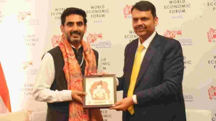 కేంద్ర మంత్రి అశ్వినీ వైష్ణవ్‌తో మంత్రి లోకేశ్ భేటీ