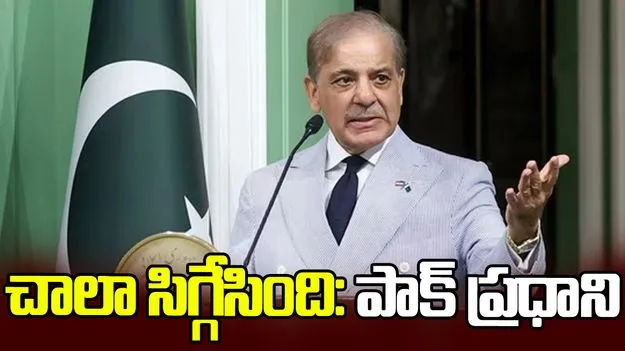 ఇతర దేశాల నుంచి అప్పులు తెచ్చాం.. చాలా సిగ్గుగా అనిపించింది: పాక్ ప్రధాని