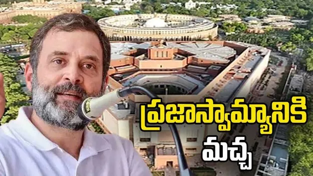 ఇది మన ప్రజాస్వామ్యానికి మచ్చ: రాహుల్ గాంధీ