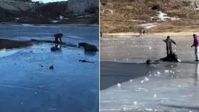 Sela Lake Accident: గడ్డకట్టి ఉన్న సరస్సుపైకి టూరిస్టులు! ఇంతలో భారీ ప్రమాదం