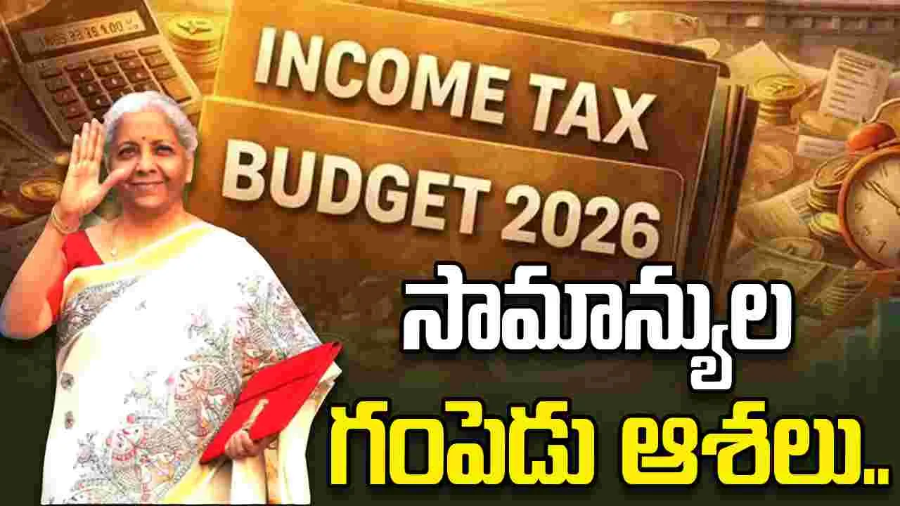 కేంద్ర బడ్జెట్ - 2026 .. ఆదాయపు పన్నులో మార్పులపై సామాన్యుల ఆశలు | union budget 2026 income tax changes middle class expectations avn