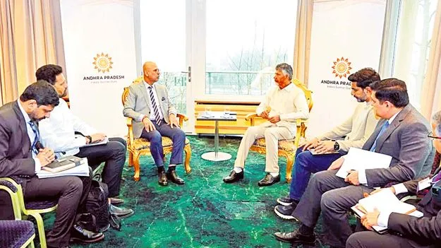 Investment Talks: నేడు దిగ్గజ కంపెనీలతో సీఎం చంద్రబాబు భేటీ 