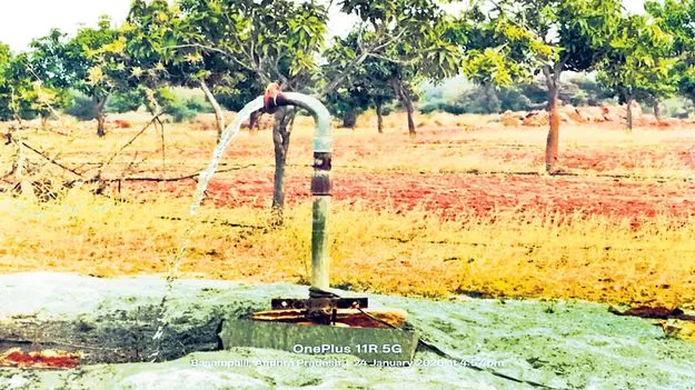 అడుగంటిన భూగర్భ జలాలు