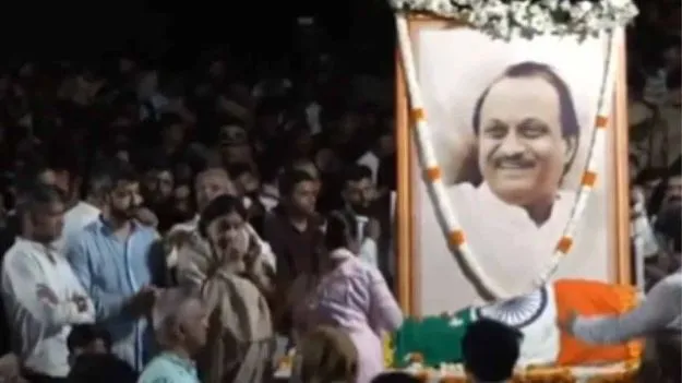 విద్యా ప్రతిష్ఠాన్ గ్రౌండ్స్‌లో అజిత్ పార్ధివదేహం.. హాజరు కానున్న మోదీ, అమిత్‌షా