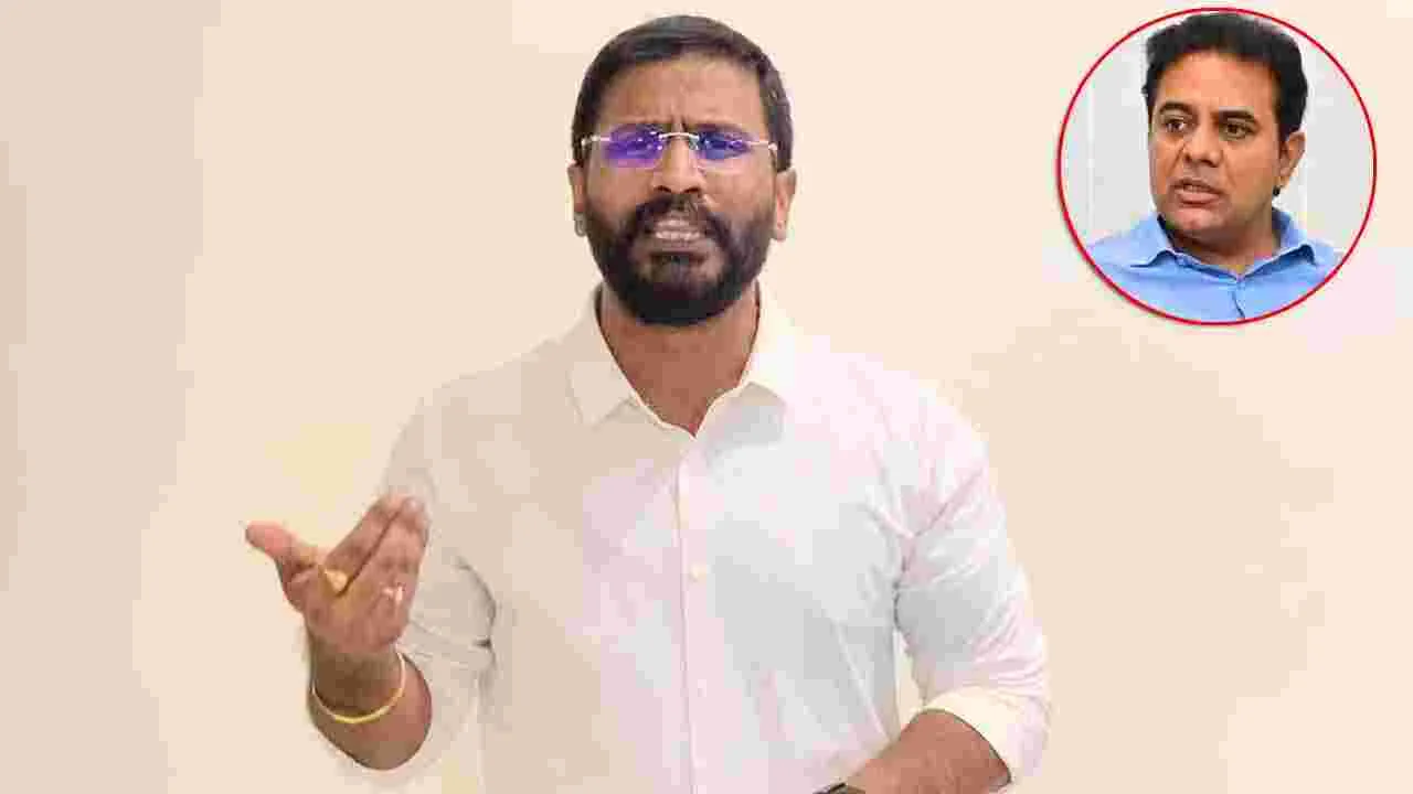 ఆధారాలు బయటపెట్టండి.. కేటీఆర్‌కు బల్మూరి వెంకట్ సవాల్ 