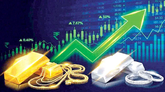 gold rates very hike పసిడి పైపైకి..