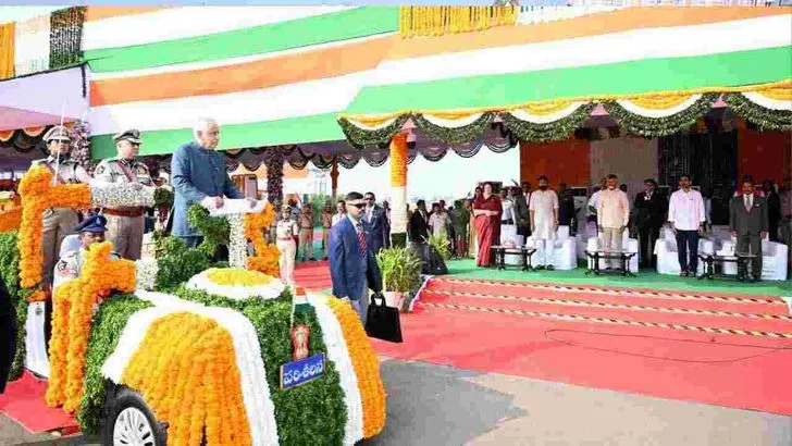 అమరావతిలో తొలిసారి రిపబ్లిక్ డే వేడుకలు