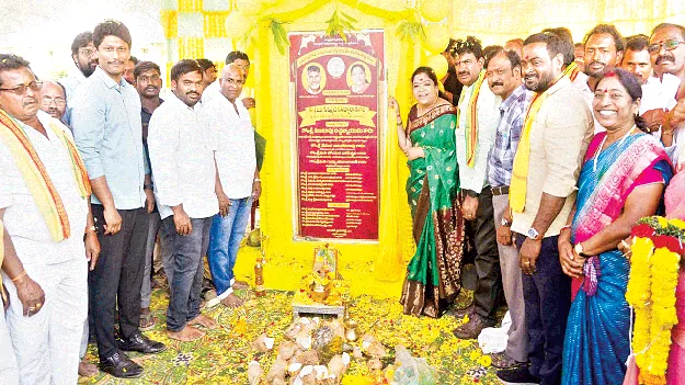  Road Construction రహదారుల నిర్మాణంతో  అభివృద్ధి వేగవంతం