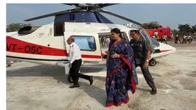 హెలికాప్టర్‌లో సాంకేతిక లోపం.. మంత్రికి తప్పిన ప్రమాదం..