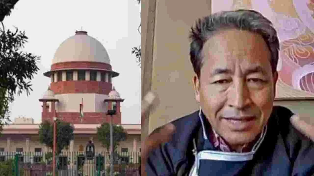వాంగ్‌చుక్ నిర్బంధాన్ని సమీక్షించండి.. కేంద్రానికి సుప్రీం సూచన