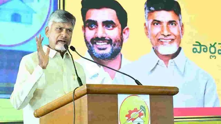 తెలుగుదేశం పార్లమెంట్ కమిటీ వర్క్ షాప్‌లో పాల్గొన్న చంద్రబాబు నాయుడు