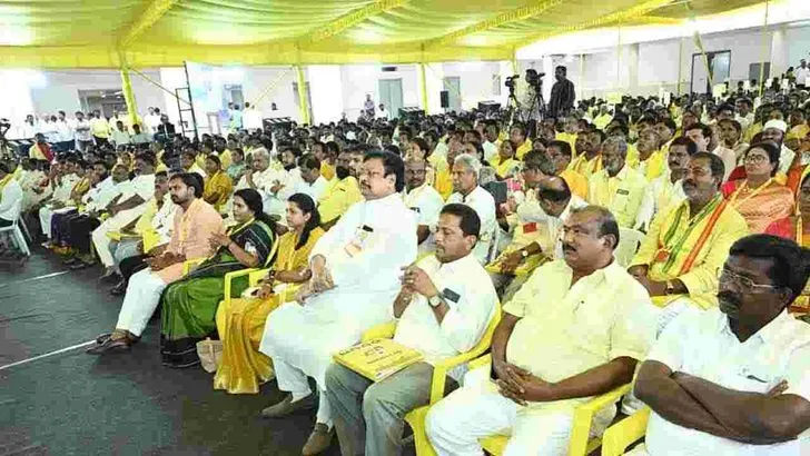 తెలుగుదేశం పార్లమెంట్ కమిటీ వర్క్ షాప్‌లో పాల్గొన్న చంద్రబాబు నాయుడు