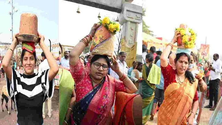 మేడారంలో ఘనంగా తిరుగువారం.. పోటెత్తిన భక్తులు 