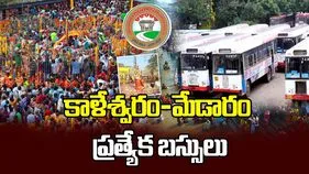 కాళేశ్వరం-మేడారానికి ప్రత్యేక బస్సులు