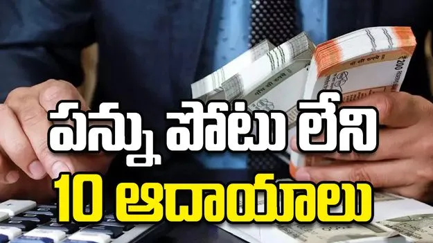 పన్ను పోటు లేని 10 ఆదాయాలు