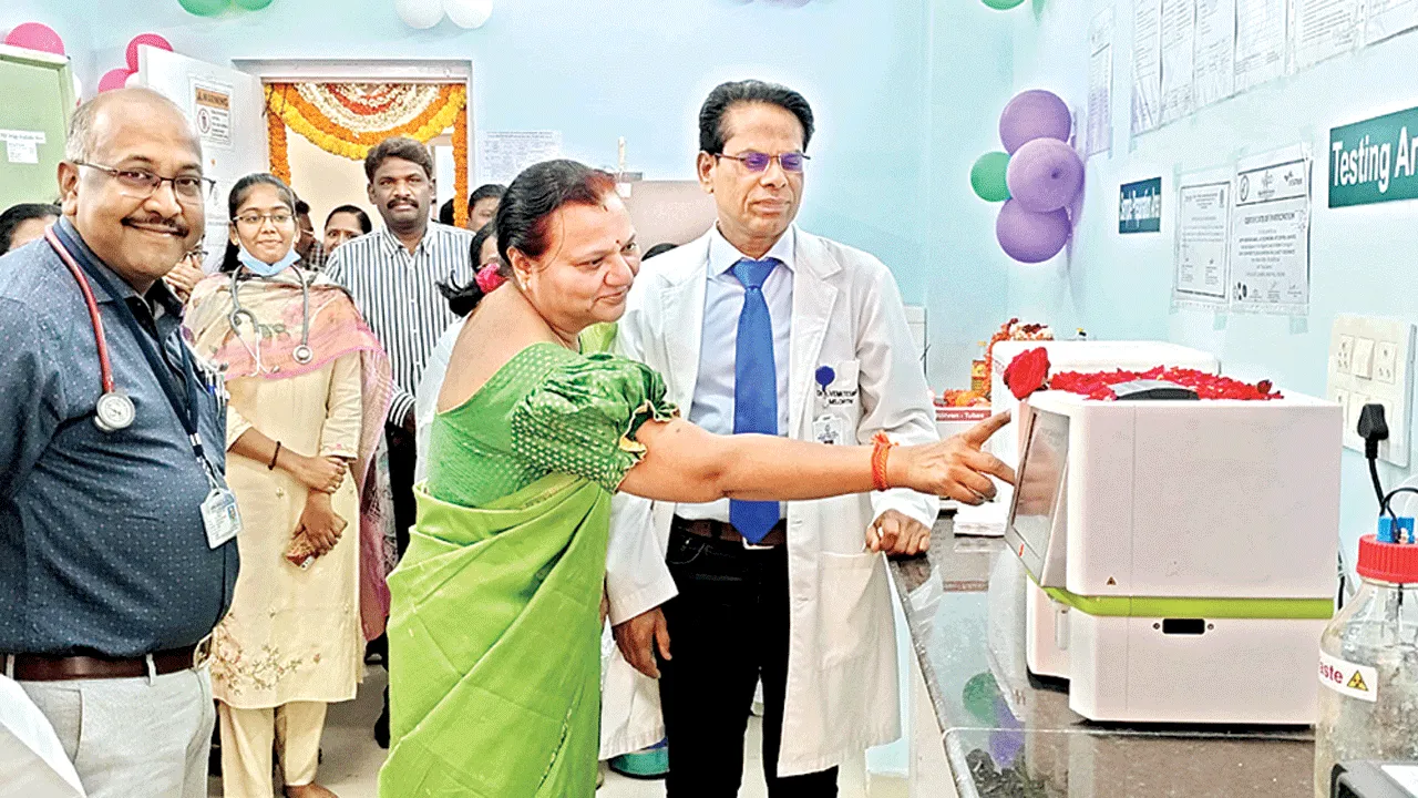 జీజీహెచ్‌లో సీడీ4 ల్యాబ్‌ ప్రారంభం