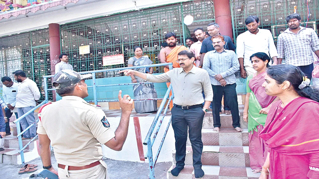 The safety of devotees is important భక్తుల భద్రత ముఖ్యం