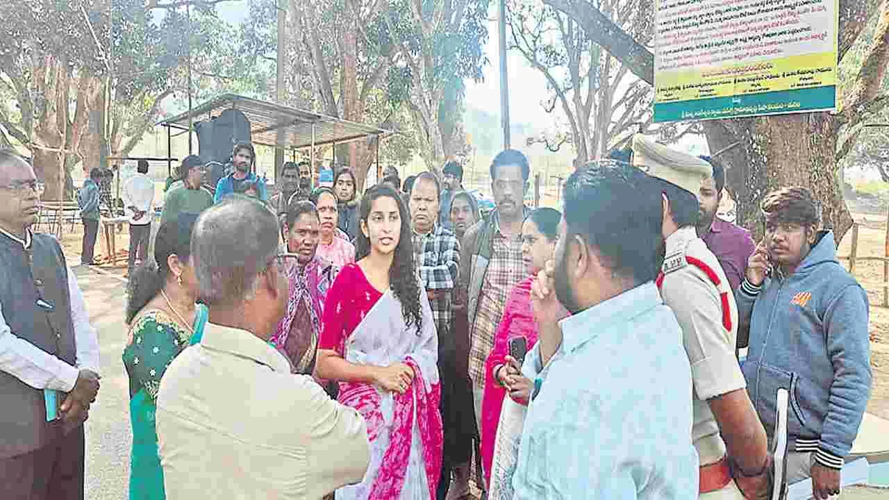 ఉత్సవ ఏర్పాట్లు జేసీ పరిశీలన