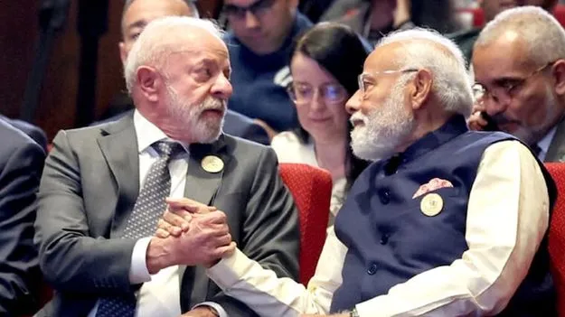 భారత్‌, బ్రెజిల్‌ మధ్య వాణిజ్యం వచ్చే ఐదేళ్లలో 20 బిలియన్‌ డాలర్లకు పెంపు