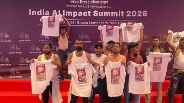 అంతర్జాతీయ ఏఐ సదస్సులో యూత్‌ కాంగ్రెస్‌ నిరసన విచారకరం 