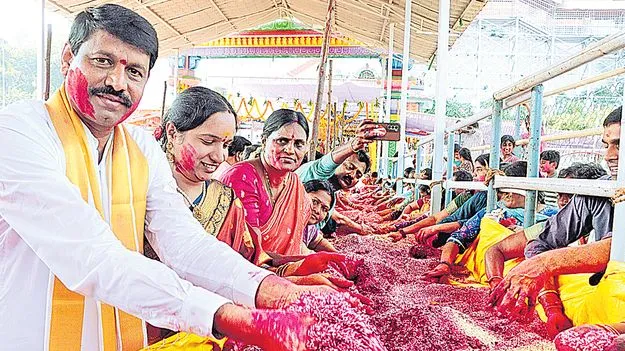 భద్రాద్రిలో రామయ్య పెండ్లి పనులు ప్రారంభం
