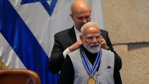 మోదీకి ‘స్పీకర్‌ ఆఫ్‌ ద కెనెసెట్‌ మెడల్‌’ 