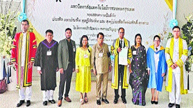 వీఐటీ ఉపాధ్యక్షుడికి గౌరవ డాక్టరేట్‌