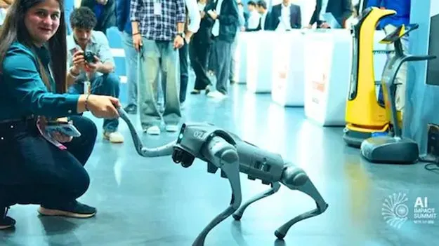 ఏఐ సదస్సులో చైనా రోబో డాగ్‌పై వివాదం
