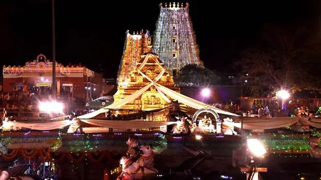 శ్రీశైల మల్లన్నకు పాగాలంకరణ