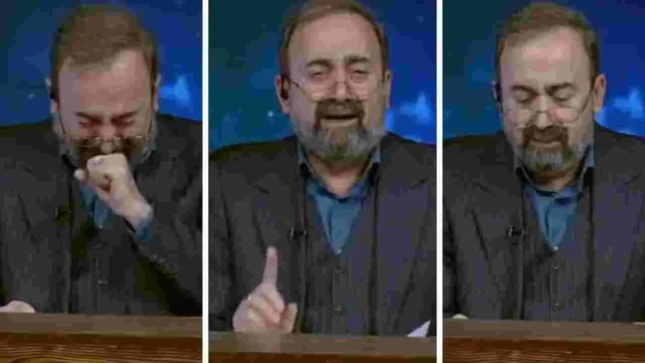 లైవ్‌లో ఇరాన్‌ టీవీ యాంకర్‌ కన్నీళ్లు