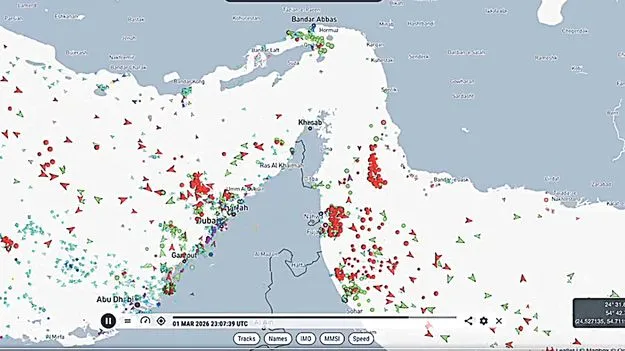 హోర్ముజ్‌ జలసంధిలో ట్యాంకర్ల జామ్‌