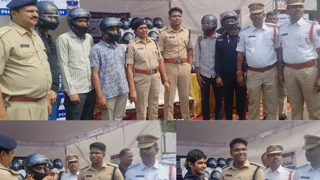 మల్కాజిగిరిలో ‘హెల్మెట్‌ బ్యాంక్‌’