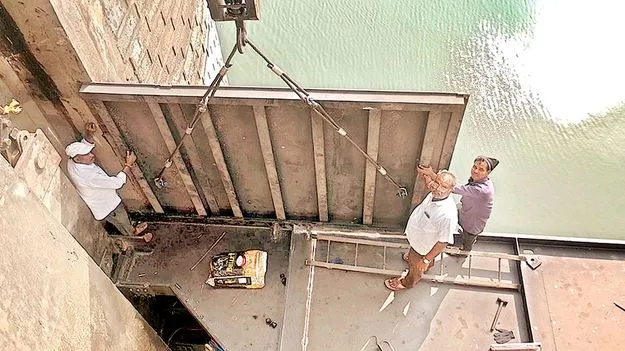 టీబీ జలాశయానికి కొత్త గేట్లు