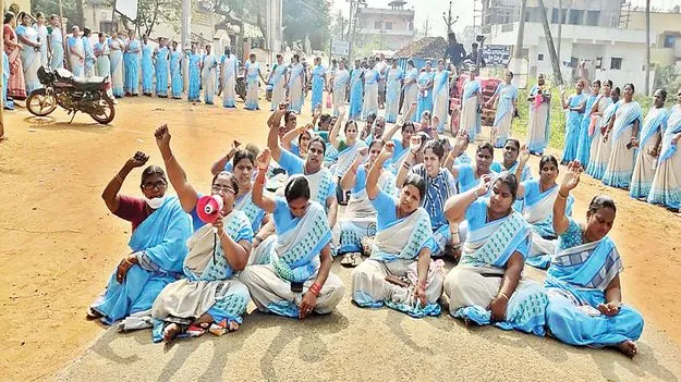 అంగన్‌వాడీల పోరుబాట!