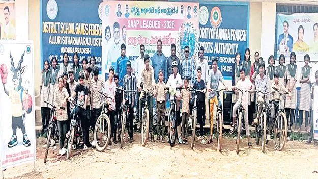 రాష్ట్రస్థాయి సైక్లింగ్‌ పోటీలకు ఎంపిక
