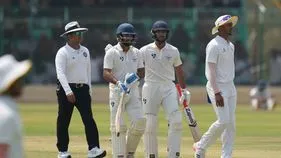 రంజీ ట్రోఫీ ఫైనల్.. ముగిసిన రెండో రోజు ఆట