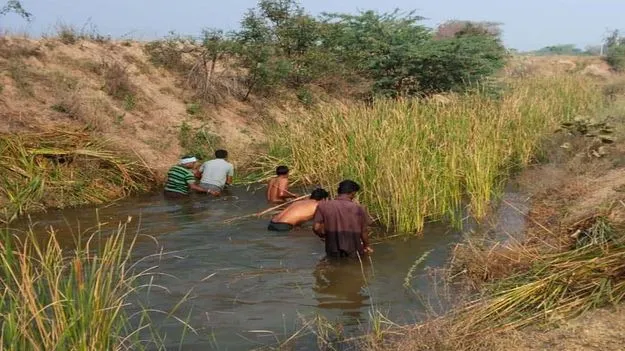  Karimnagar: కాలువ నీరు అందేదెలా..?