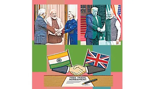 భారత్ వాణిజ్య విజయాలు– త్రీ బిగ్ డీల్స్