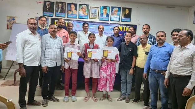 విజయవంతంగా జిల్లా స్థాయి టాలెంట్‌ టెస్ట్‌