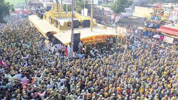 కనుల పండువగా పెద్దాపూర్‌ మల్లన్న జాతర