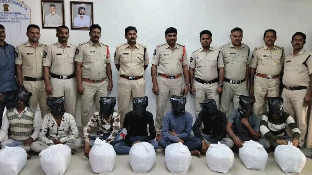 40 కిలోల గంజాయి స్వాధీనం