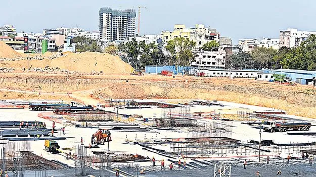 చకచకా కొత్త ఉస్మానియా ఆస్పత్రి పనులు 