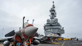 మధ్యదరాలోకి ఫ్రాన్స్‌ ఎయిర్‌క్రాఫ్ట్‌ క్యారియర్‌