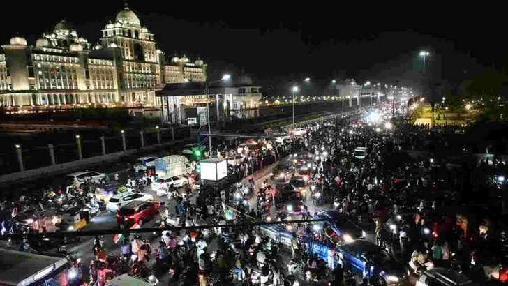 టీ20 వరల్డ్ కప్ ఫైనల్‌లో భారత్ ఘన విజయం.. హైదరాబాద్‌లో అంబరాన్ని అంటిన సంబరాలు