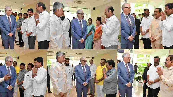 ఏపీకి బిల్‌ గేట్స్.. ఘన స్వాగతం